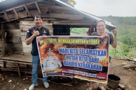 Polsek Air Besi Gencar Sosialisasikan Upaya Stop Karhutla