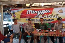 Minggu Kasih, Polsek Kaur Selatan Ajak Warga Tingkatkan Kewaspadaan Terhadap Tindak Pidana 3C