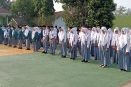 Polsek Ketahun Gelar Police Goes To School di Man 2 Bengkulu Utara