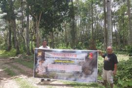 Cegah Pembakaran Hutan, Polsek Padang Guci Hulu Sosialisasi Karhutlah 