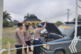 Berikan Pelayanan Optimal, Polsek Padang Jaya Cek Kesiapan Ranmor Dinas 