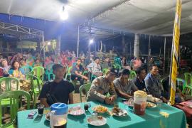 Patroli KRYD, Kapolsek dan Perseonel Muara Sahung Sambangi Warga Sampaikam Imbauan Kamtibmas 