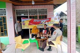 Polsek Maje Polres Kaur Gelar Minggu Kasih di Desa Way Hawang