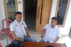 Sambangi Calon Kades Jelang Pilkades Serentak, Polsek Tanjung Kemuning Sampaikan Imbauan 