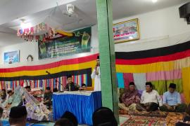 Polsek Ketahun Monitoring dan Pengamanan Kegiatan Maulid Nabi Muhammad Saw di Desa Giri Kencana 
