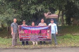 Cegah Karhutlah Polsek Padang Jaya Laksankan Imbaun kepada Warga 