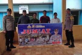 Polsek Padang Jaya Laksanakan Program Jumat Curhat Dengarkan Keluha dan Masukan Masyarakat
