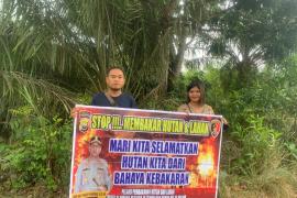 Antisipasi Kebakaran Lahan Dan Hutan, Polsek Ketahun Lakukan Sosialisasi Karhutla