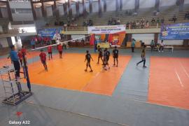 Kapolda Cup 2023, Tim Volly Putra Mukomuko Unggul dari Dari Tim Volyy Kabupaten Kaur 