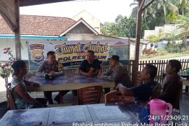 Kapolsek Maje Pimpin Jumat Curhat di Desa Linau 