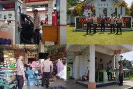 Pengawasan Kamtibmas di Wilkum Polrsek Kaur Selatan Gelar Patroli 