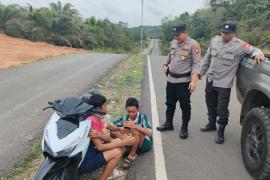 Mencegah Tindak Kejahatan, Polsek Ketahun Sampaikan Himbauan Kamtibmas kepada Warga
