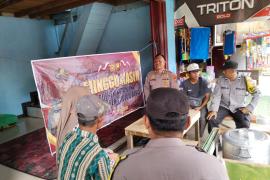 Gelar Program Minggu Kasih Bhabinkamtibmas Polsek Ketahun Sampaikan Pesan Kamtibmas