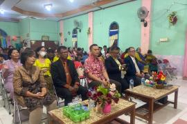 Hadiri Perayaan Natal, Kapolsek Lakukan Colling System dan Beri Imbauan Kamtibmas