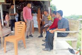 Pengamanan Polsek Kaur Selatan di Postel HKBP Pondok Pusaka, Personel Sampaikan Imbauan Kamtibmas  