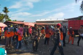 Kapolsek Kaur Selatan Ikuti Baksos dan Karya Bakti Kodim 0408/BS-KAUR dalam Rangka Peringati Hari Juang TNI AD 