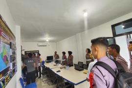 Tim Wasops Polda Bengkulu Periksa Posko Operasi Lilin Nala 2023 Polres Bengkulu Utara