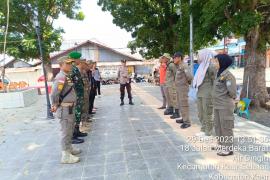Polsek Kaur Selatan Laksanakan Pendampingan Pengamanan Penertiban Pedagang Kaki Lima di Alun-Alun
