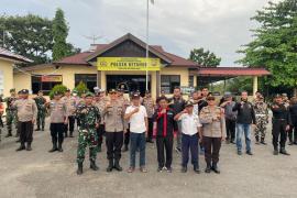 Danramil Ketahun Pimpin Apel Gabungan Malam Pergantian Tahun, Kapolsek Ketahun Sisipkan Pesan untuk Personel Pengamanan