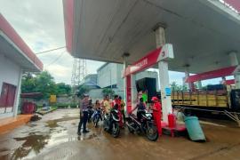 Cek Stok Ketersediaan BBM, Pihak Kepolisian Laksanakan Monitoring SPBU