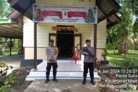 Polsek Maje Laksanakan Pengamanan Ibadag Mingguan di Gereja 