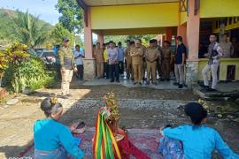 Polsek Muara Sahung Monitoring dan Lakukan Pengamanan Kunjungan Gubernur 