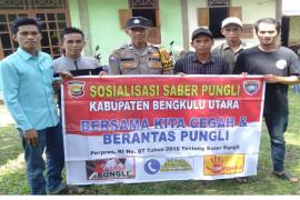 Bhabinkamtibmas Desa Serumbung Ajak Warga Binaanya Cegah Pungli 