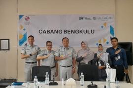 Kunjungan Balasan, RS Gading Medika Bengkulu Silaturahmi ke Kantor PT Jasa Raharja Cabang Bengkulu