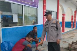 Polisi Sambang Pasar, Tak Lupa Berikan Imbauan Kamtibmas