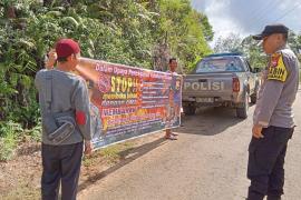 Polsek Maje Sosialisasi Karhutlah dengan Warga Binaan 