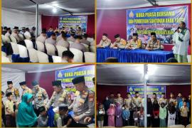 Polres Bengkulu Utara Gelar Safari Ramadhan, Buka Puasa Bersama dan Santunan Anak Yatim di Mako Polsek Padang Jaya