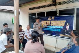 Jumat Curhat, Polsek Padang Ulak Tanding Dengarkan Keluhan Warga