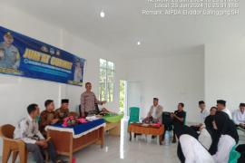 Polsek Kotapadang Jumat Curhat di Desa Lubuk Mumpo 
