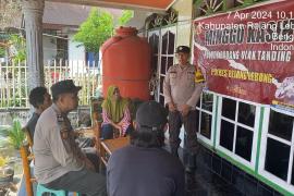 Lewat Minggu Kasih, Polsek Padang Ulak Tanding Sampaikan Imbauan Kamtibmas Kepada Warga 