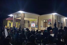 Polsek Enggano Gelar Nobar Pertandingan Semi Final Piala Asia U23 Antara Timnas Indonesia Vs Uzbekistan