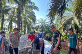 Kapolsek Ketahun Hadiri Pembukaan TMMD TA 2024 di Desa Bukit Tinggi Kecamatan Ketahun
