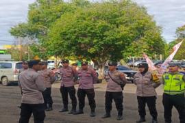 Polsek Ratu Agung Pegamanan Hari Ke-3 Pertandingan Cabor Sepak Bola Popda Bengkulu Tahun 2024