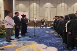 Kasat Intelkam Polresta Bengkulu Hadiri Kegiatan Pelantikan dan Pengambilan Sumpah/Janji Calon Anggota PPK
