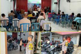Amankan Giat Ibadah Mingguan di Gereja, Polsek Selebar Lakukan Patroli 