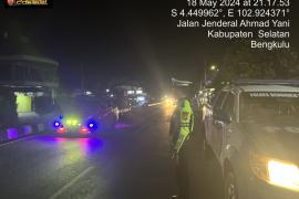 Sat Lantas Polres BS Patroli Blue Light, Ciptakan Kenyamanan Masyarakat 