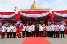Hadiri Launching Pembukaan MTQ Ke XXXVI Tahun 2024 Kapolres Bengkulu Utara Jamin Keamanan Saat Pelaksanaan Kegiatan