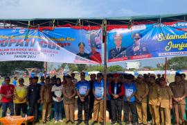 Kapolres Kaur Hadiri Pembukaan Turnament Bola Voli Bupati Cup 