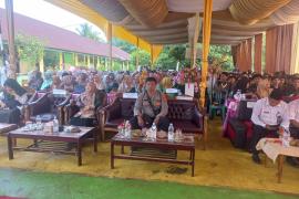 Ucapkan Selamat, Polsek Kerumutan Hadiri Pelepasan MTS 2 Bengkulu Utara Tahun 2024