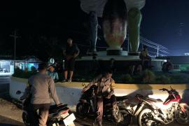 Antisipasi Balap Liar, Polres Kaur Patroli di Sekitaran Jalur 2 Komplek Perkantoran Padang Kempas