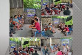 Pererat Silahturahmi, Polsek Kota Manna Minggu Kasih di Kecamatan Kota Manna