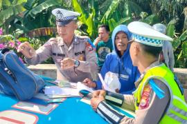 Hari Ke Delapan Operasi Patuh Nala 2024, Sat Lantas Polres BS Jaring 51 Kendaraan Yang Melanggar 