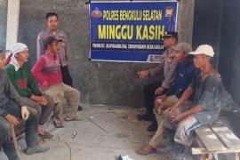 Data Masalah dan Keluhan Warga Binaan Secara Langsung, Sat Binmas Polres Bengkulu Selatan Gelar Minggu Kasih di Kelurahan Gunung Mesir   