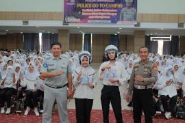  Jasa Raharja Bersama Polda Bengkulu Melakukan Sosialisasi Keselamatan Dan Patuh Pajak Di Poltekkes Bengkulu