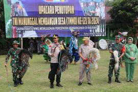 Kapolres Rejang Lebong Hadiri Upacara Penutupan TMMD Ke-121