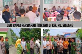 Polsek Kota Manna Hadiri Rapat Persiapan Pembangunan dan Persiapan Titik Nol Pembangunan di Kelurahan Padang Sialang